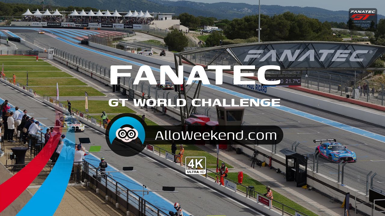 Paddock et Essais GT World Challenge Fanatec au circuit Paul Ricard - Alloweekend 4K