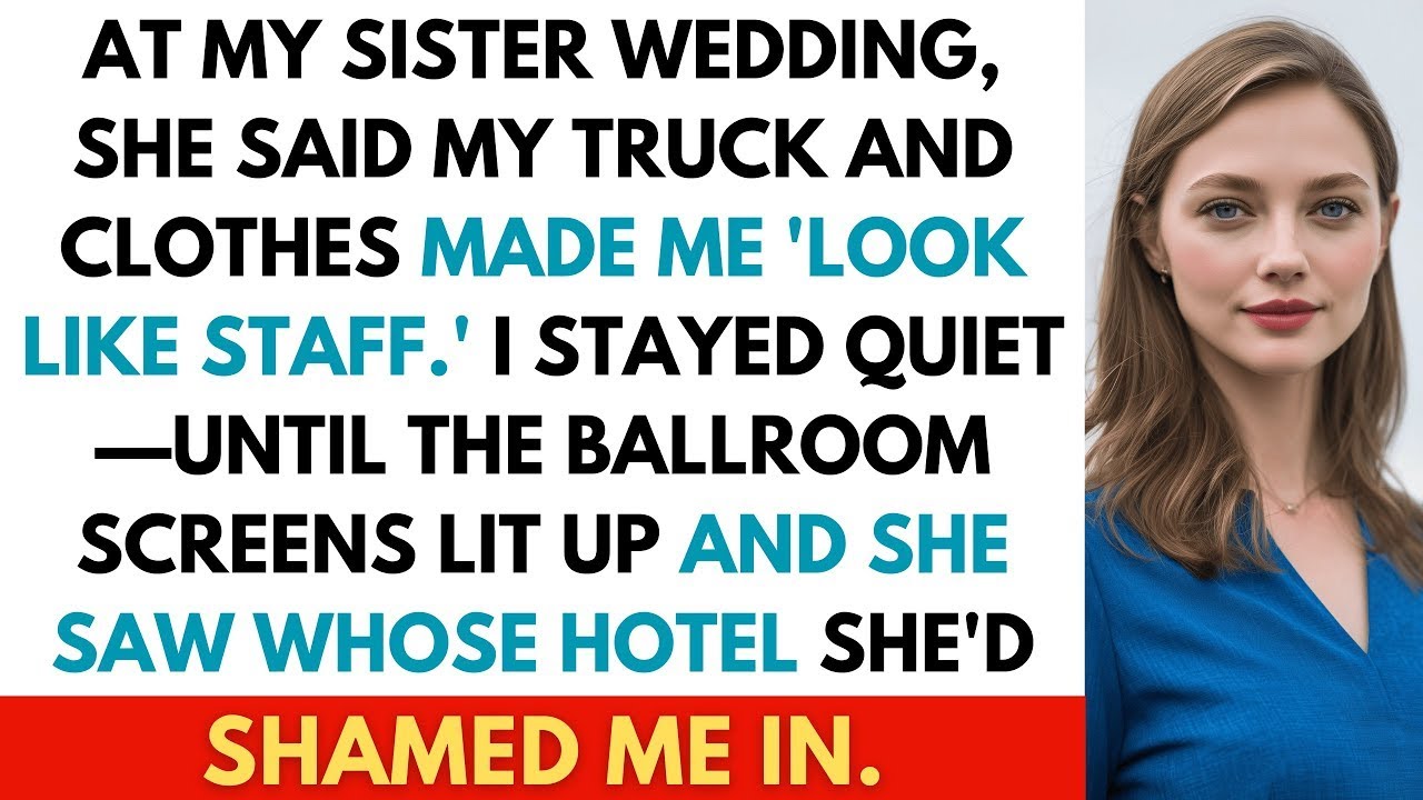 My Sister Called Me “Just Staff” at Her Wedding—Then I Showed Her Who Really Owns the Hotel