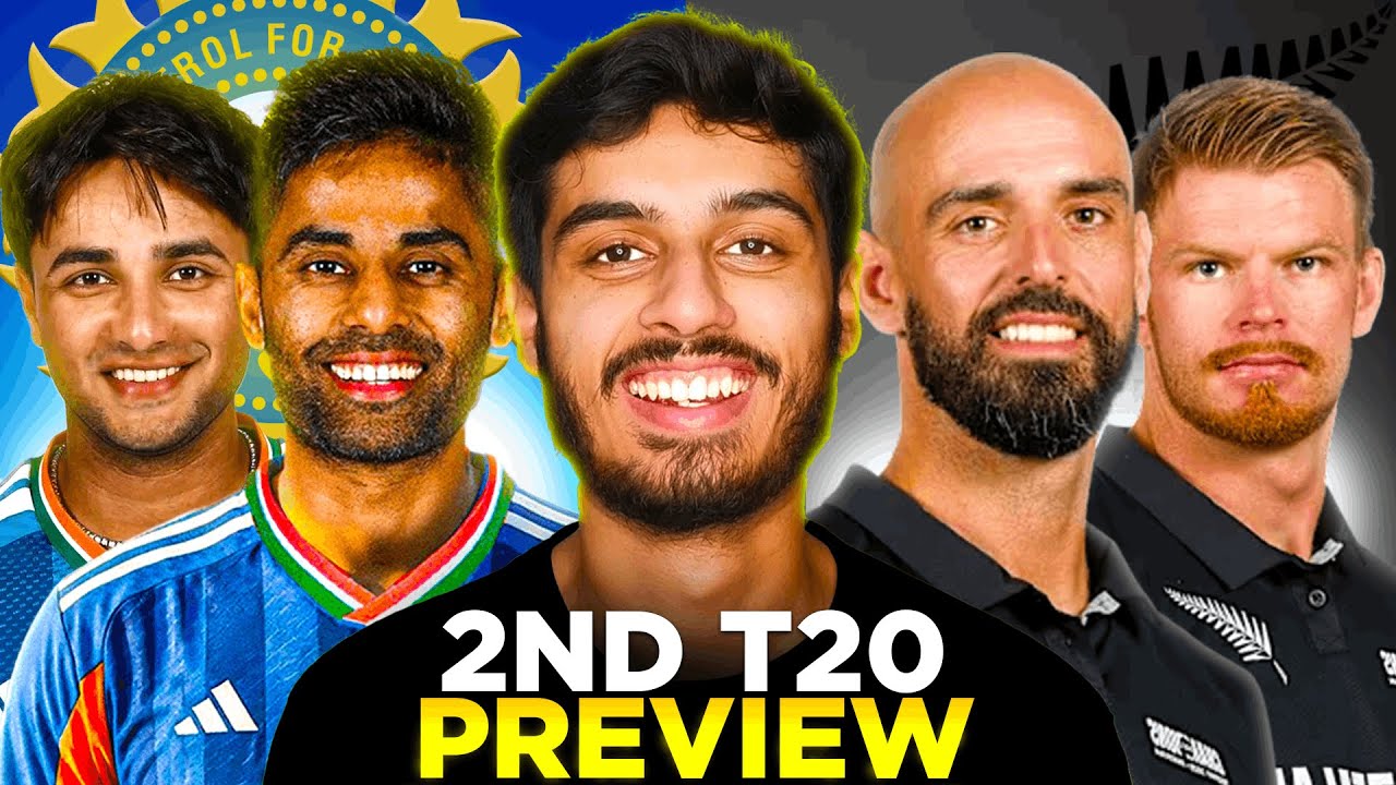 Ind Vs Nz 2ND T20 PREVIEW! | Match Weather, Probable 11, Ground History And Much More