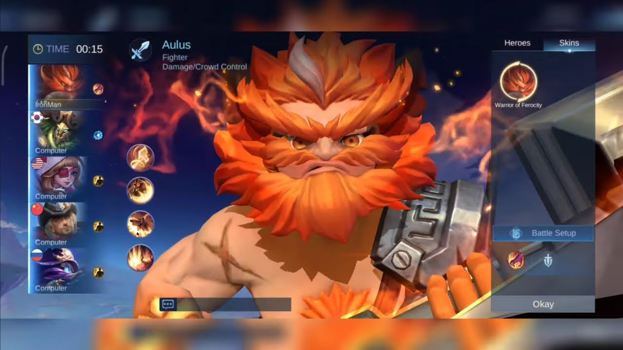 MOBILE LEGENDS - AI TRAINING HARD MODE- OFFLINE AULUS HYPER