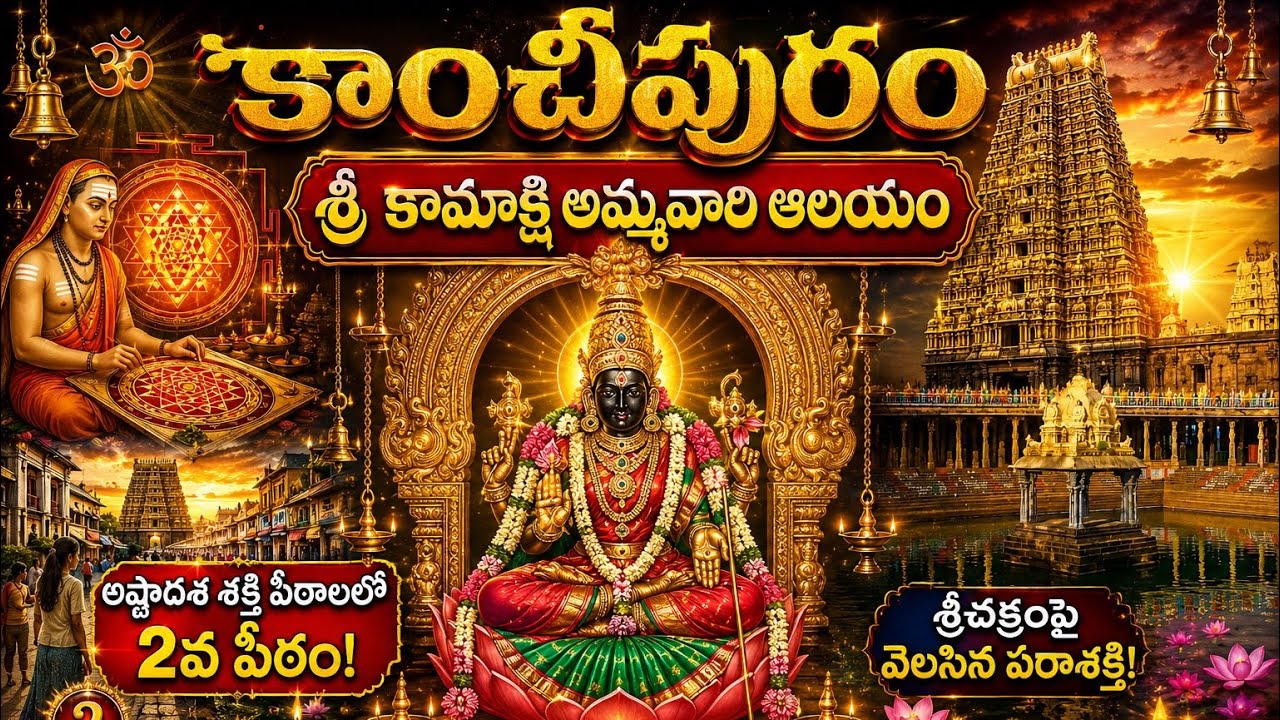 కంచి కామాక్షి దేవాలయ full trip details in Telugu || కాంచీపురం || Kanchipuram Kamakshi Temple, Kanchi