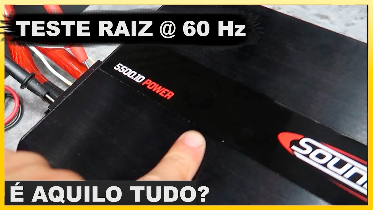 Teste RAIZ de Potência Soundigital Linha POWER 5500.1 - Cumpre com a potência?