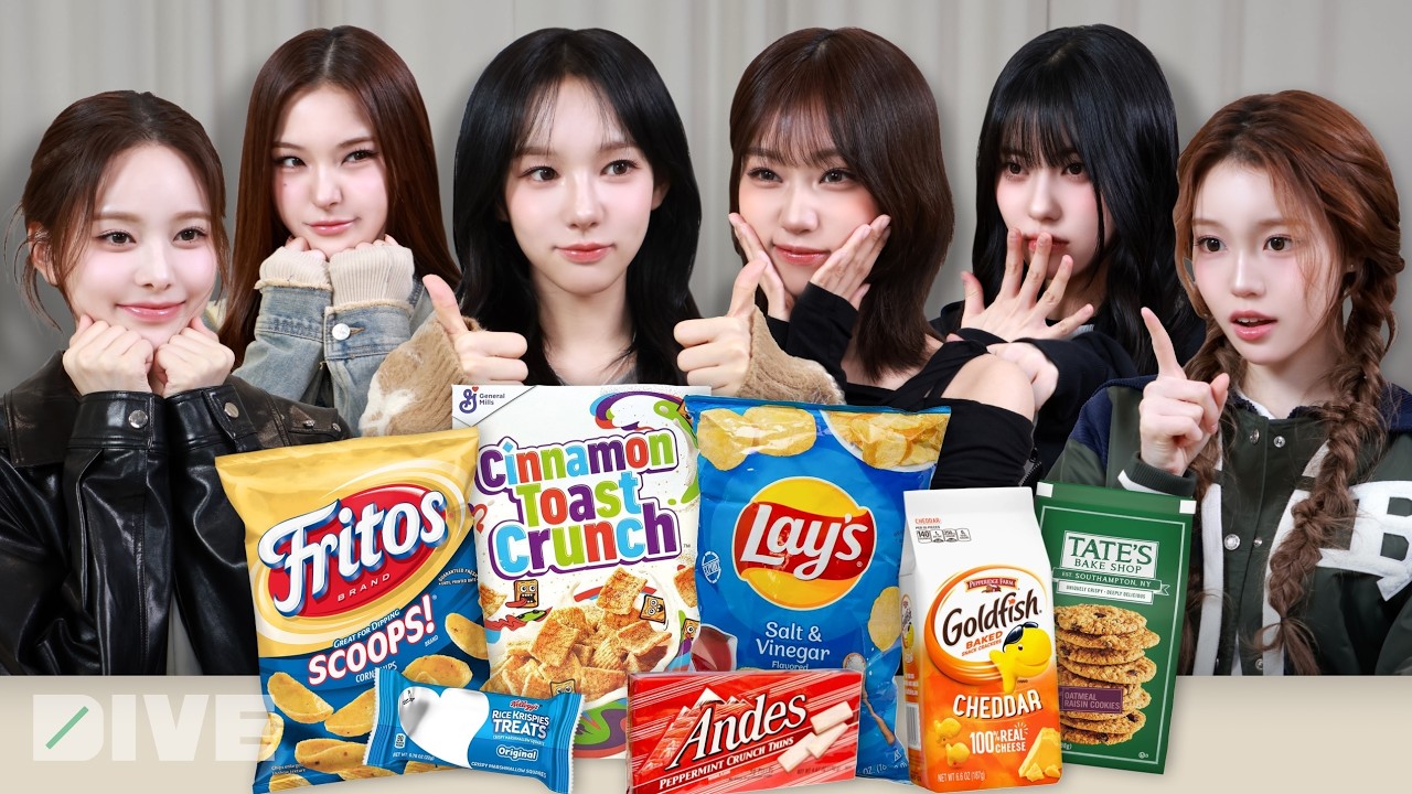 K-Pop Idols Try American Snacks for the First Time (ft izna)
