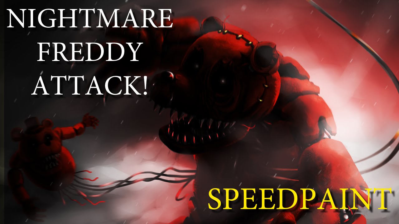 Nightmare Freddy Attack! (Speedpaint|FNaF4)