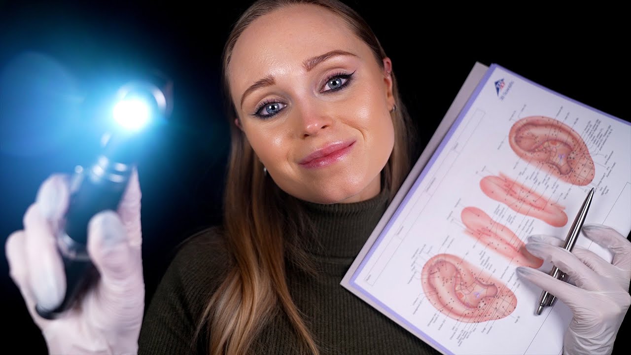 ASMR | Inspecting your EARS and checking your ANATOMY