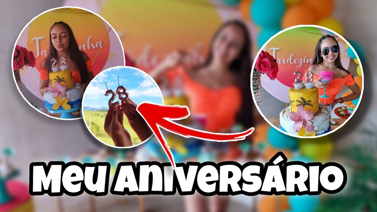 FIZ UMA FESTA COM O TEMA TARDEZINHA - Por Thaynara Leite