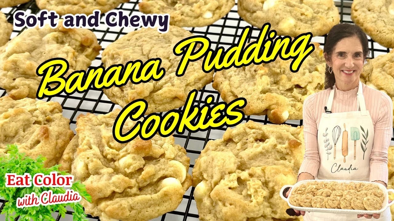Banana Pudding Cookies | Fun and Easy Recipe @eatcolor