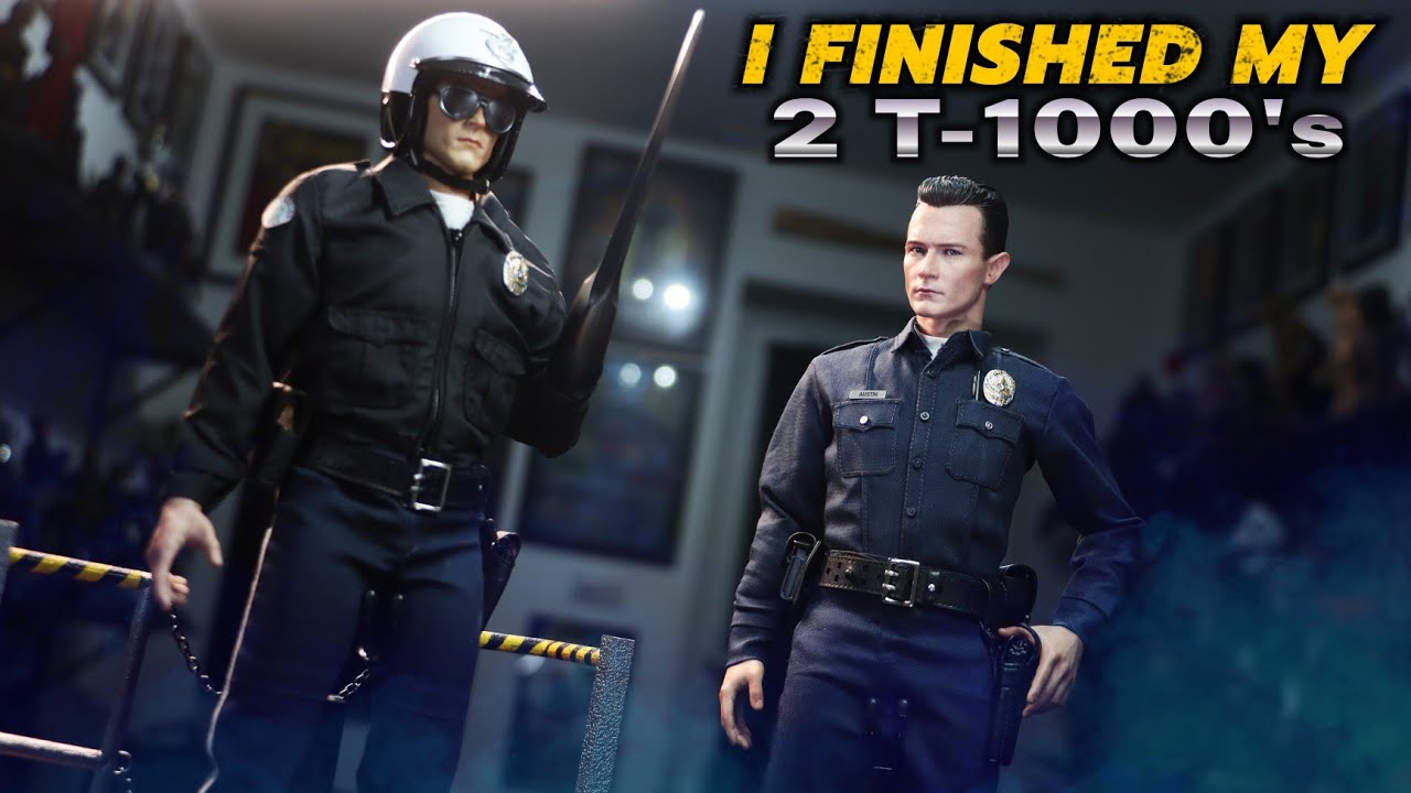 HOT TOYS TERMINATOR 2 T1000 SETUP COMPLETE 