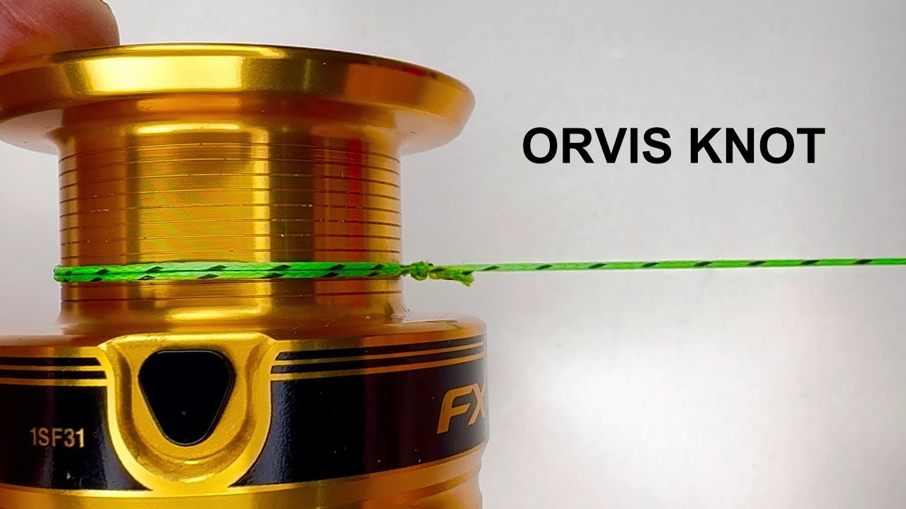 How to Tie the Orvis Knot to a Spool | Fishing Knot