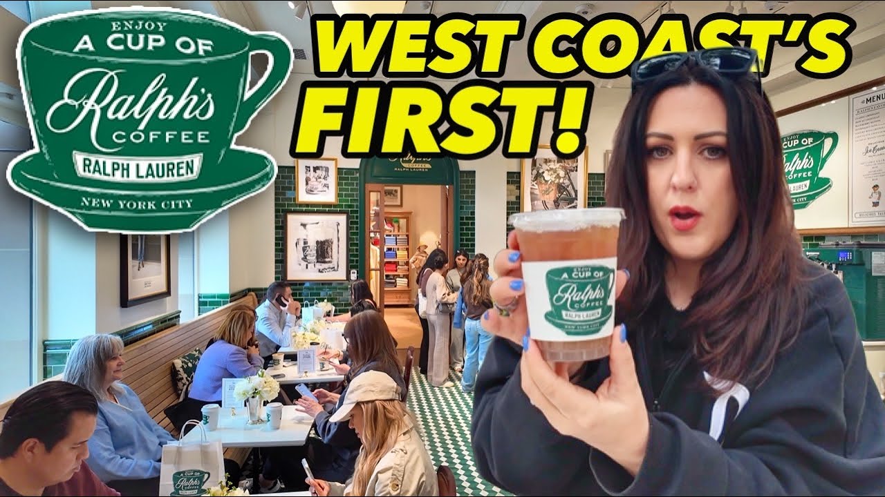 First Ever Ralph Lauren Coffee in California! ☕️ Newport Beach Vlog | Shopping, Beach & Dinner