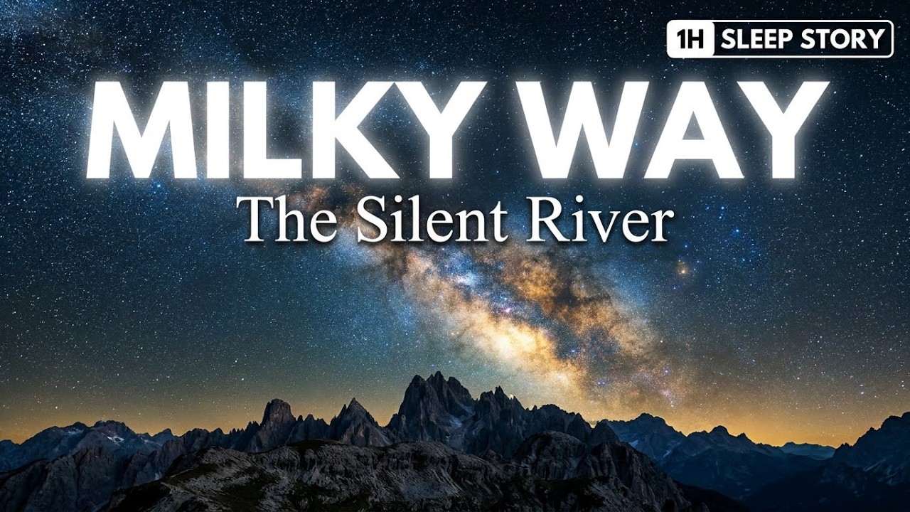 A Journey Through the Milky Way -Cosmic Calm| 1 Hour Narration + 8 H  Deep Sleep Ambience