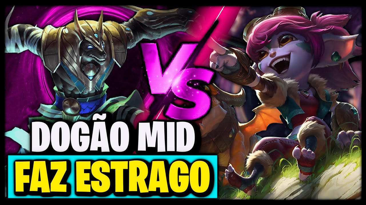 NASUS MID É BOM DEMAIS, NASUS VS TRISTANA | League of Legends |