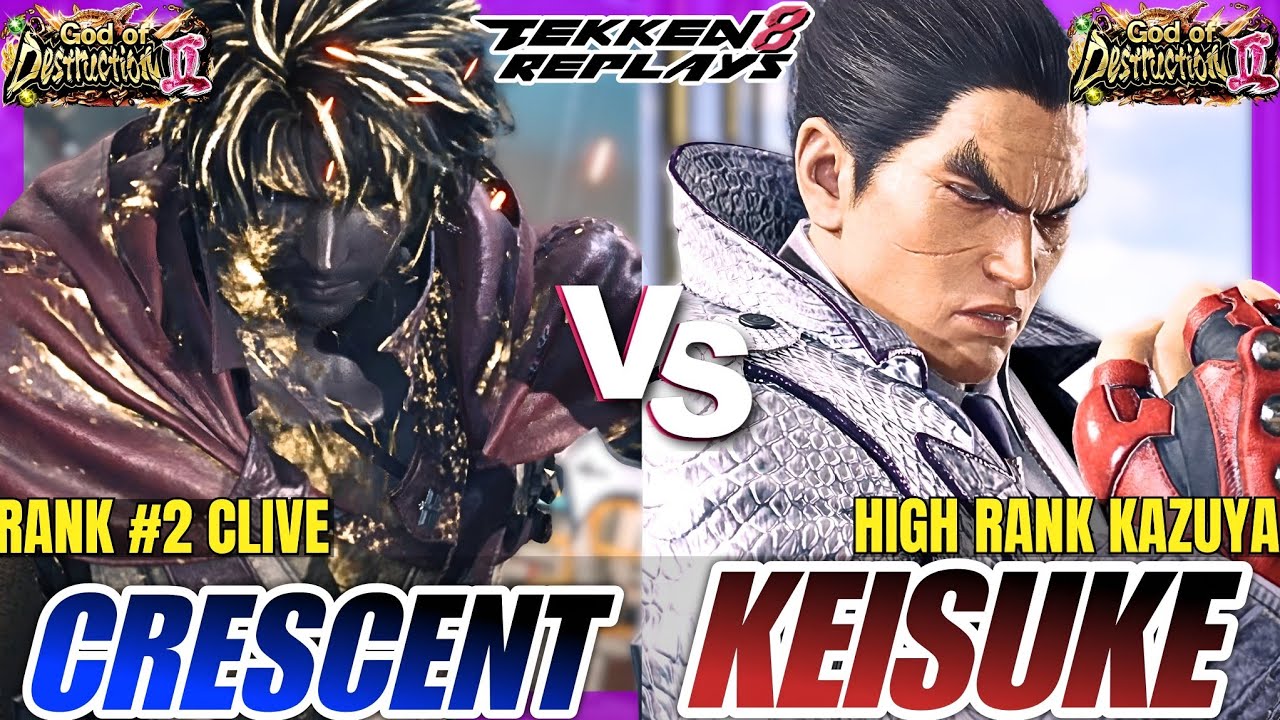 Tekken 8 - Crescent (Clive) vs Keisuke (Kazuya) - Epic Ranked Match
