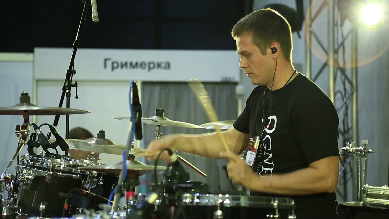 Namm musikmesse Russia 15.09.17 Denis Vasilevsky drums