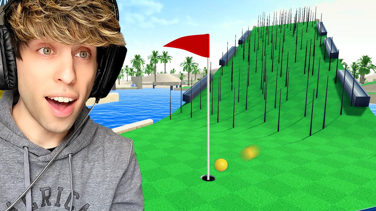 Mini Golf Course On a Beach VS A Friend! | Minigolf Maker