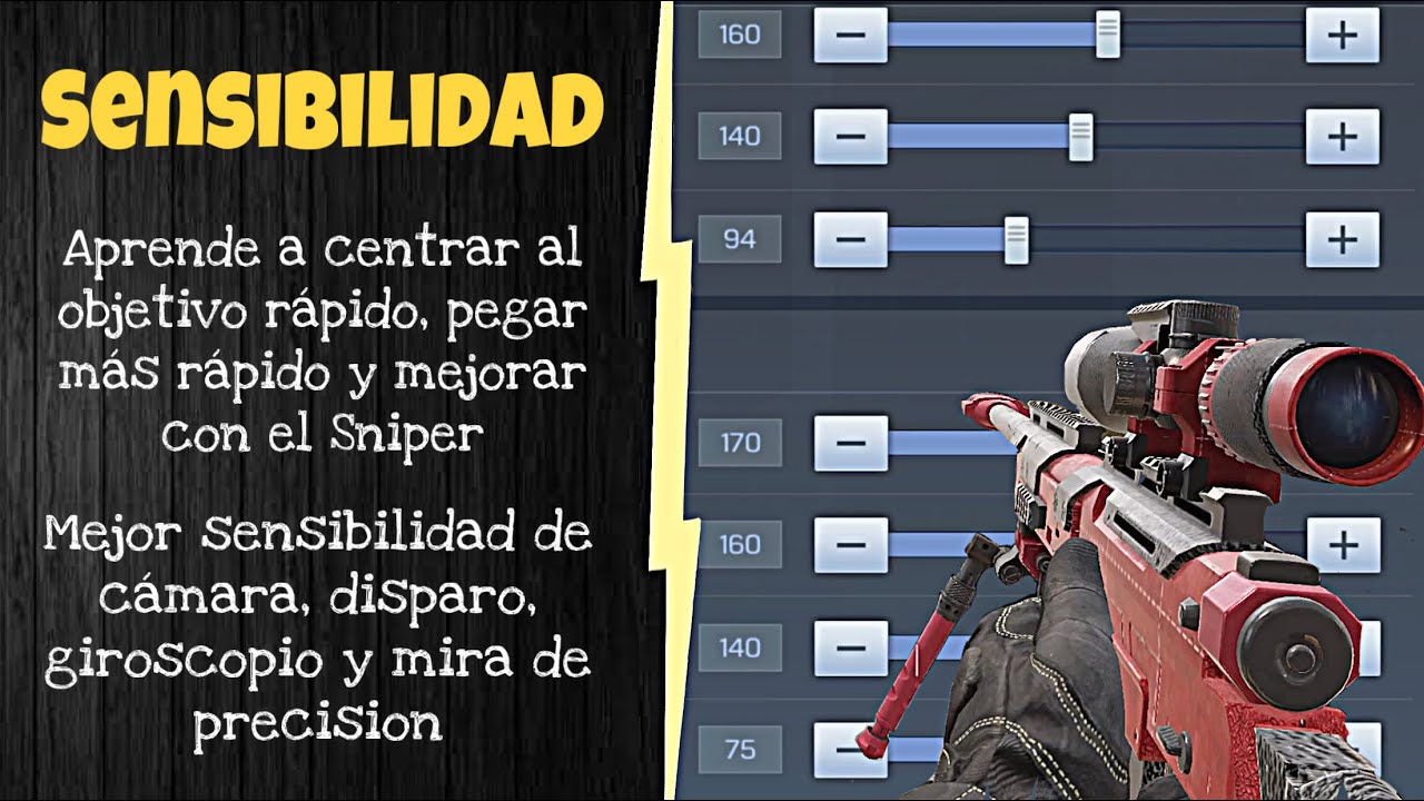 La mejor sensibilidad para Sniper COD MOBILE Mejor configuracion