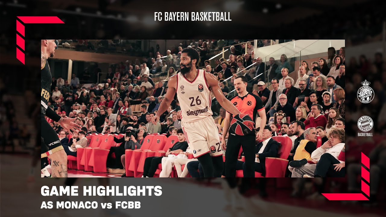 FC Bayern M&uuml;nchen Highlights | AS Monaco - FCBB 103:77 | EL 25/26