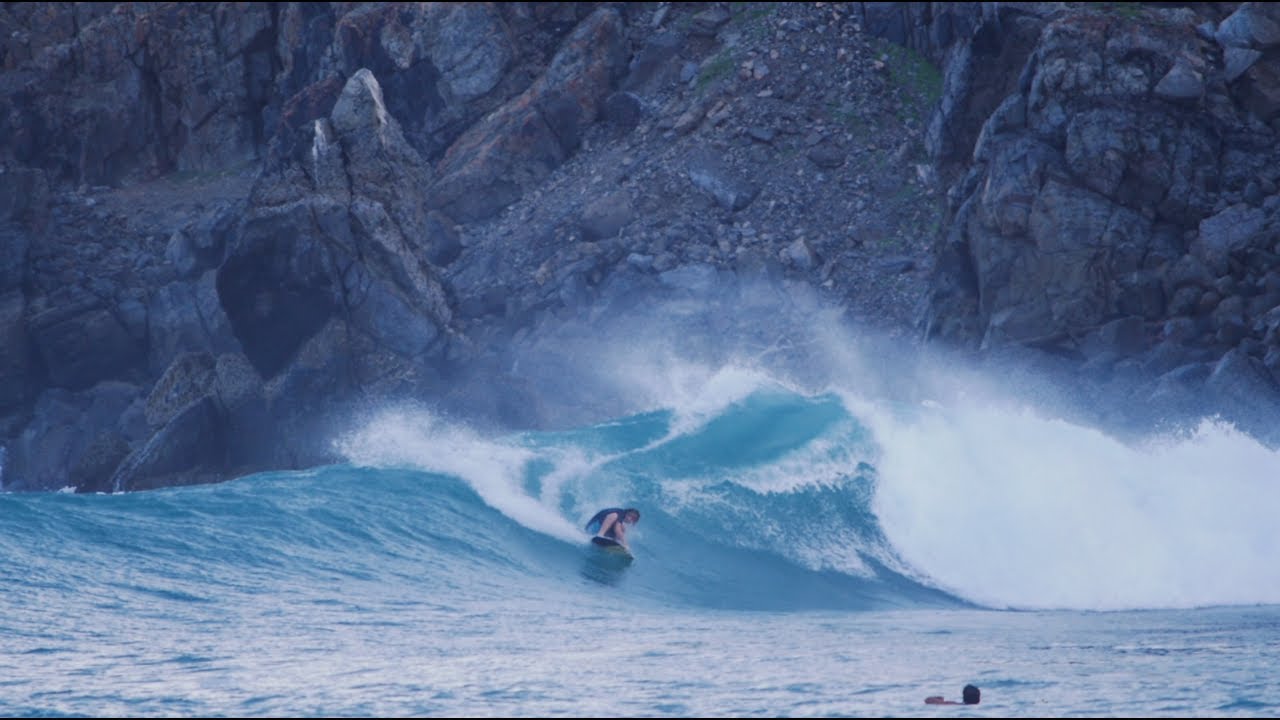 THE DOMKE DAILY 41: SKIMBOARDING MEXICAN POINT BREAKS | 360 FS GRAB RAIL TURN