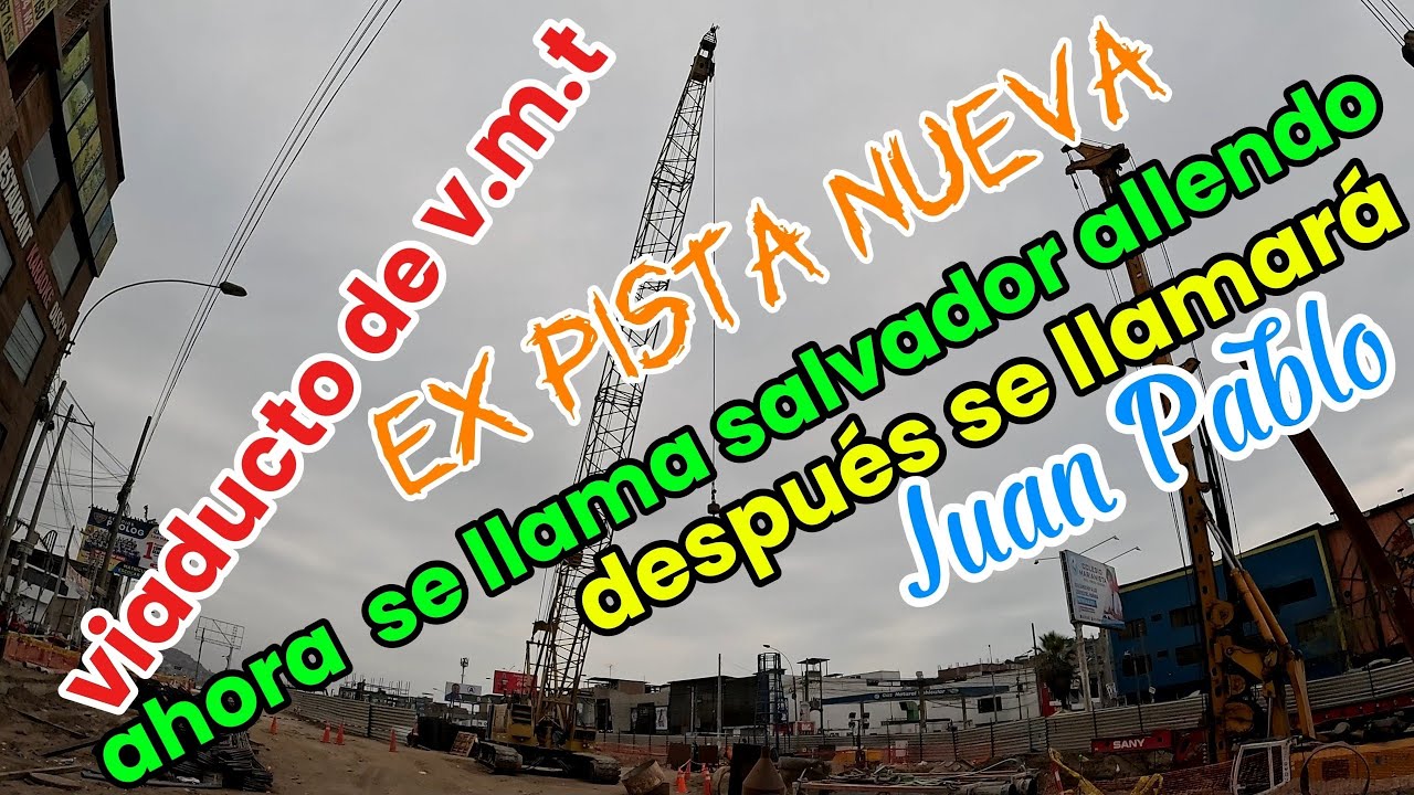 En distrito villa María del triunfo el viaducto en procesó de desarrollo lima peru 