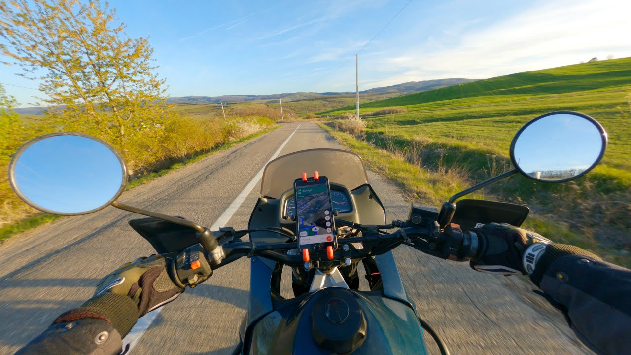 TRANSALP Sunset Ride on Countryside