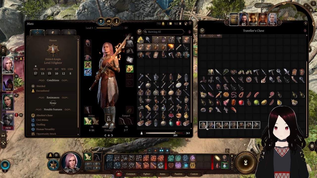 I'm not a hoarder i swear - Balder's gate 3 with Candy and Will
