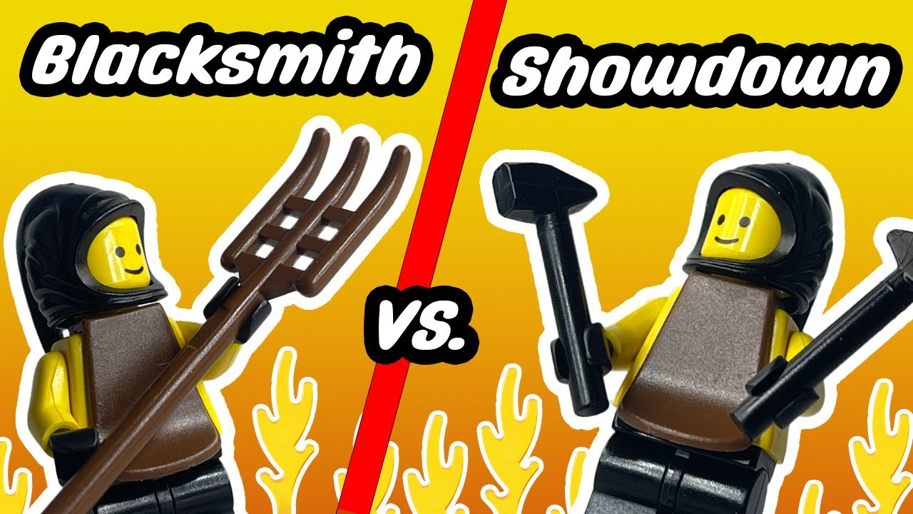 Vintage LEGO Castle BLACKSMITH Showdown!