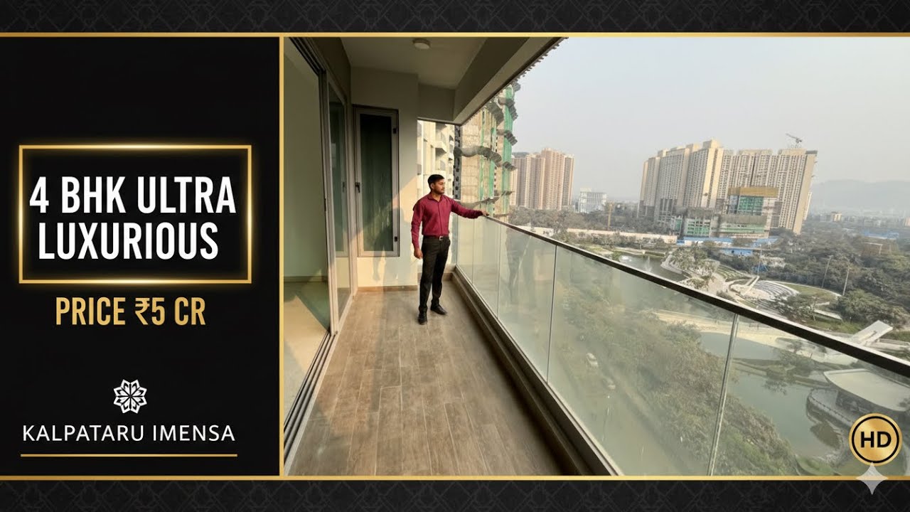 ₹5 Crore Luxury Living! Kalpataru Immensa 4 BHK House Tour 💎
