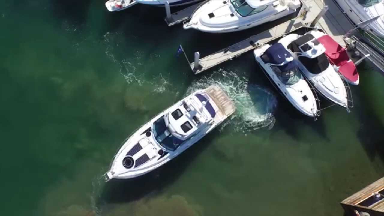 Volvo Penta IPS Pod Drive maneuvering and Docking Fourwinns V435 45'