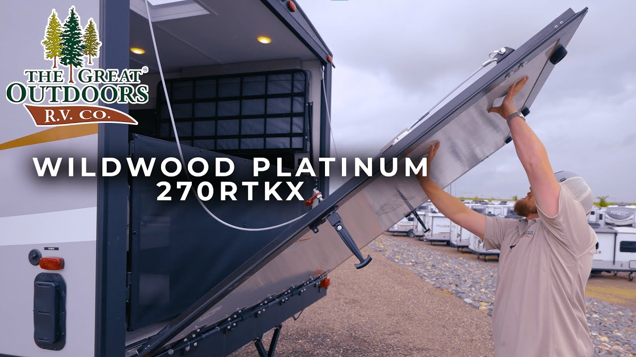 Best Priced Fiberglass Toy Hauler Travel Trailer! - Wildwood 270RTKX [Affordable Toy Hauler]