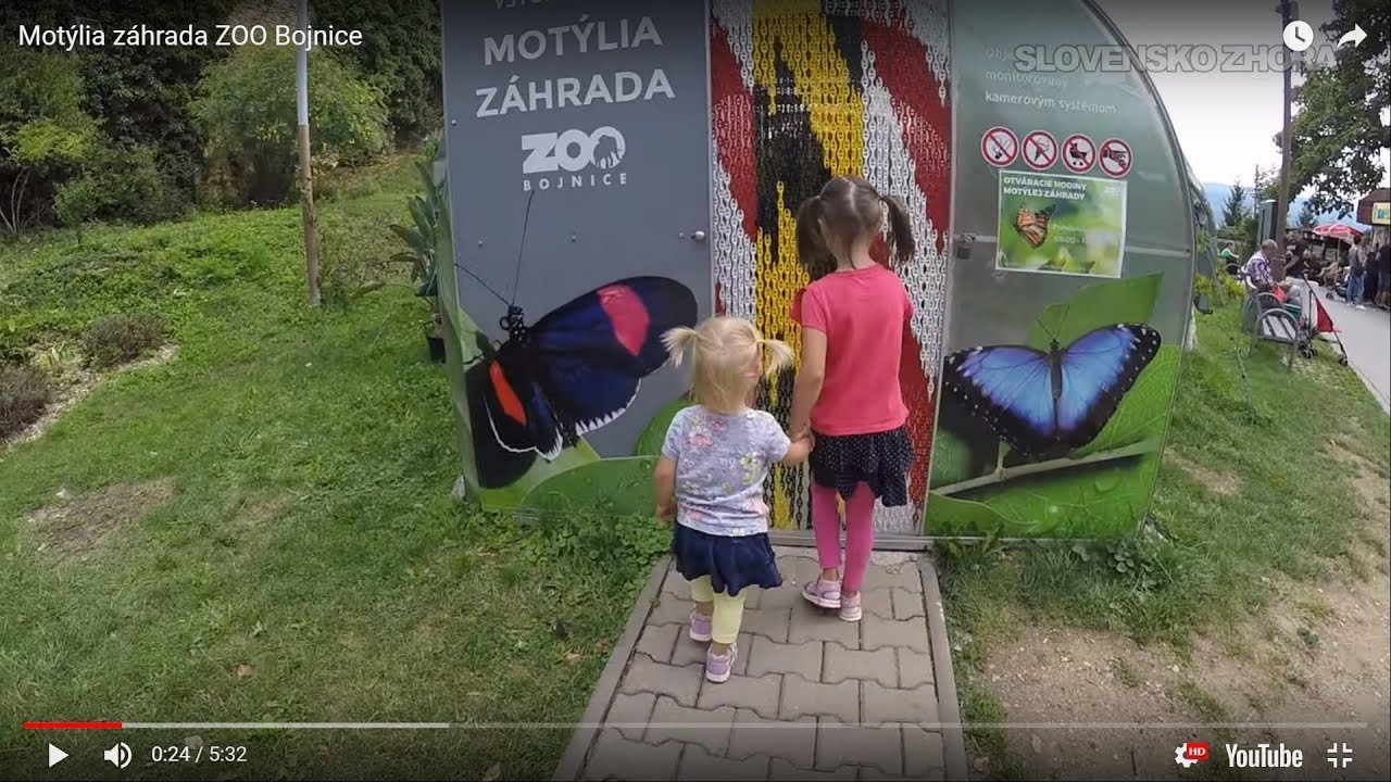 Motýlia záhrada ZOO Bojnice
