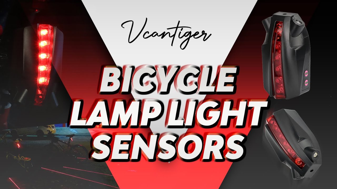 Bike Bicycle Light Wireless Rear laser Smart tail lamp