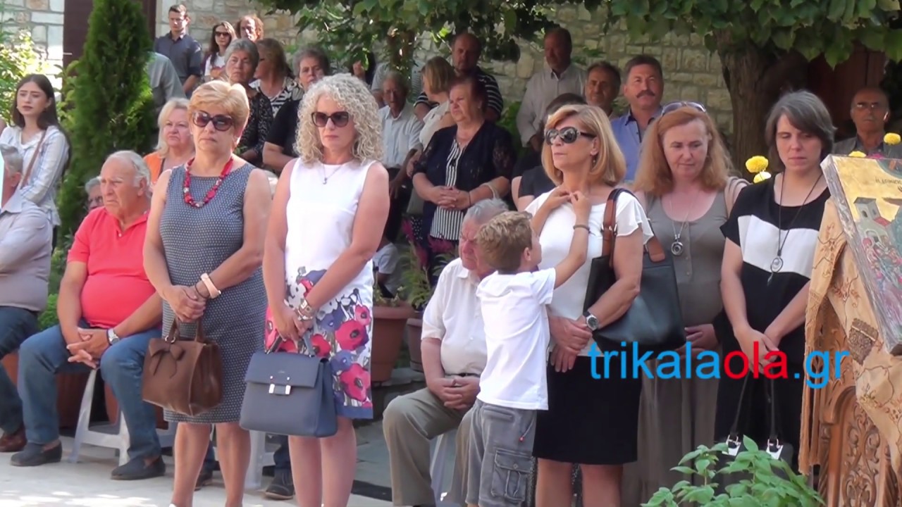 Παναγία Χρυσινού Ιερά Μονή Αμπέλια Καλαμπάκας πανηγυρική θεία λειτουργία Παρασκευή 23-8-2019