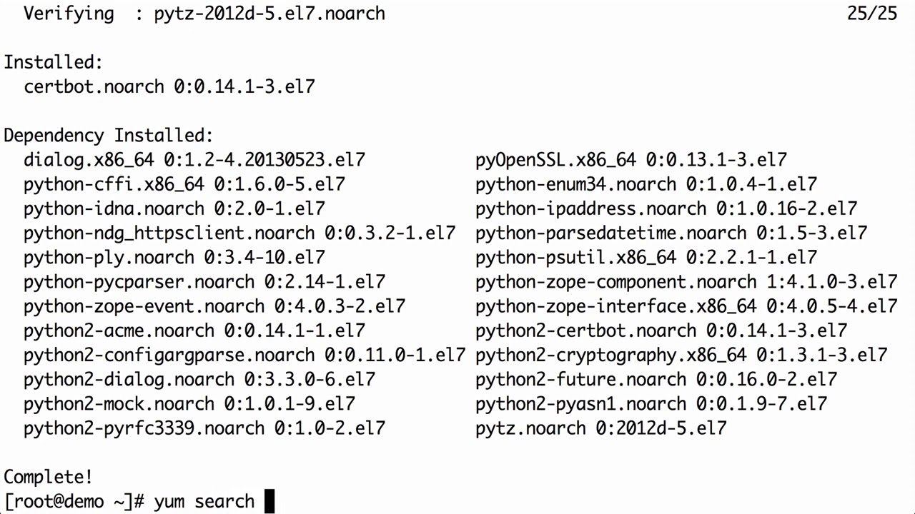 How To Secure Apache with Let's Encrypt on CentOS 7