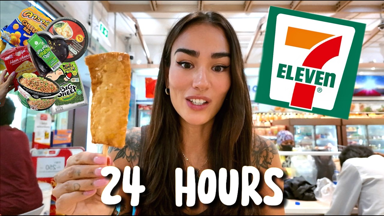 I Tried EVERYTHING at 7-Eleven in Thailand 🇹🇭 | Bangkok Street Food & Snacks