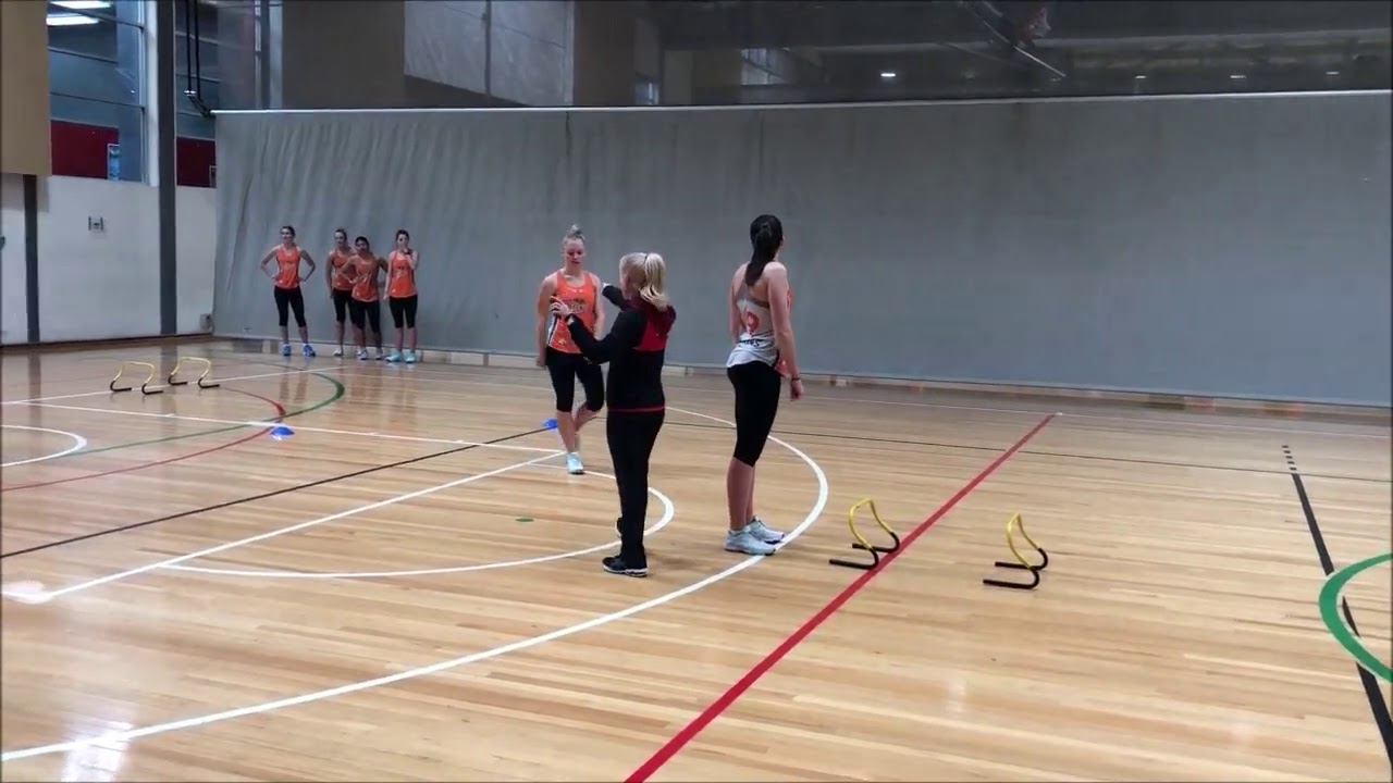 GWS Fury Netballers Hurdles Fun Session