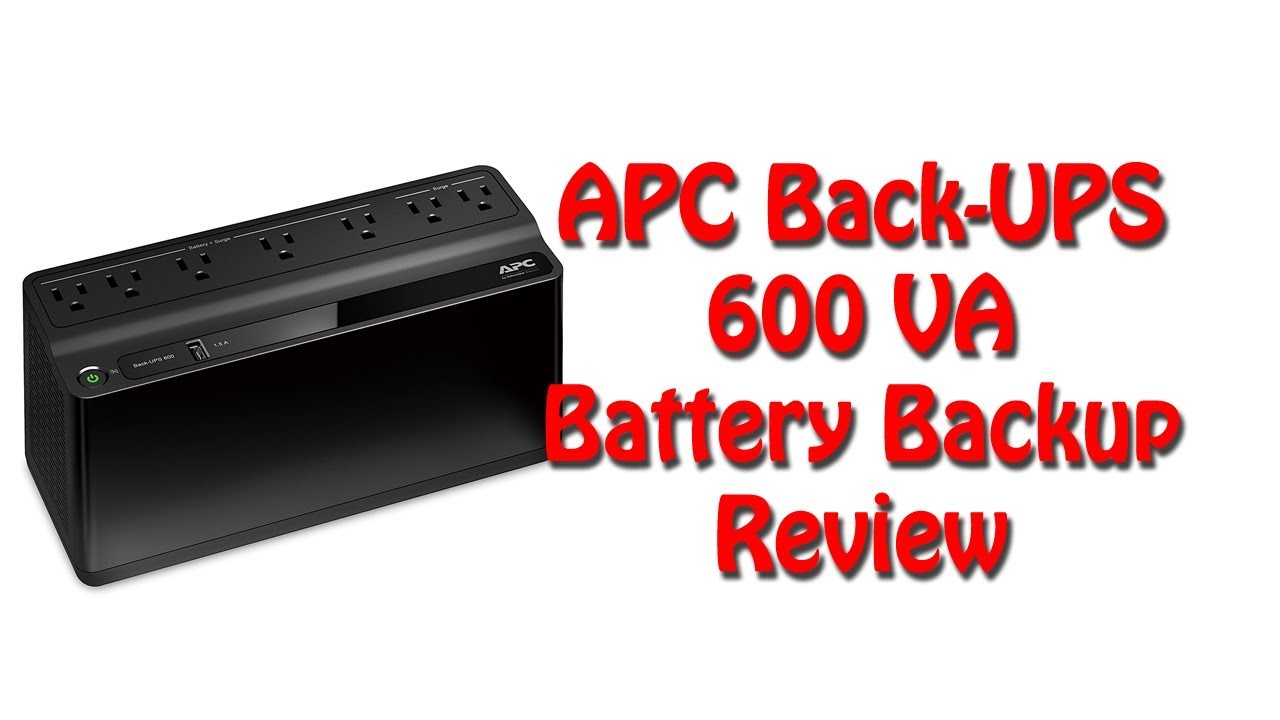 APC Back-UPS 600VA UPS Battery Backup [2018 Review]