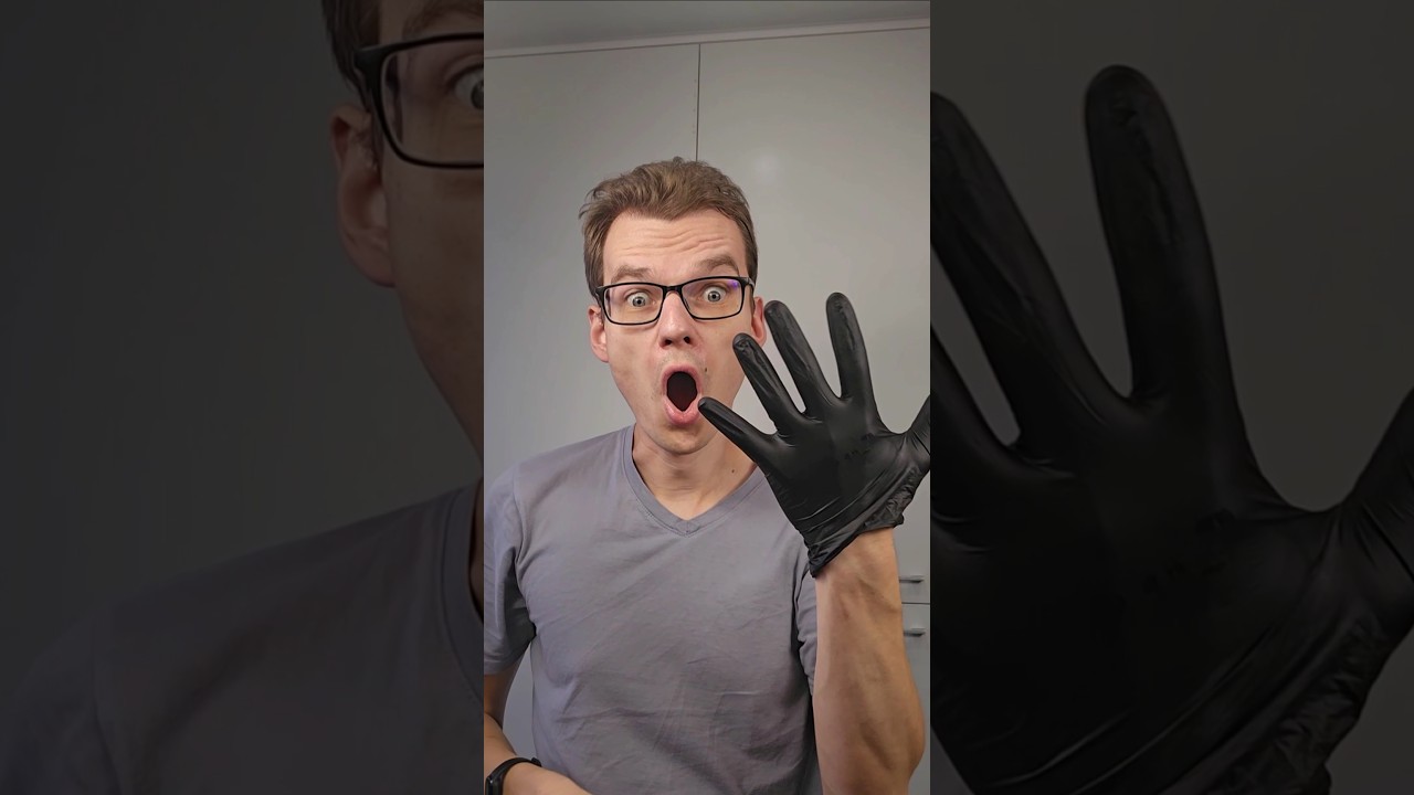 Testing Life Hack: How to Quickly Put On Gloves! 😂🧤
