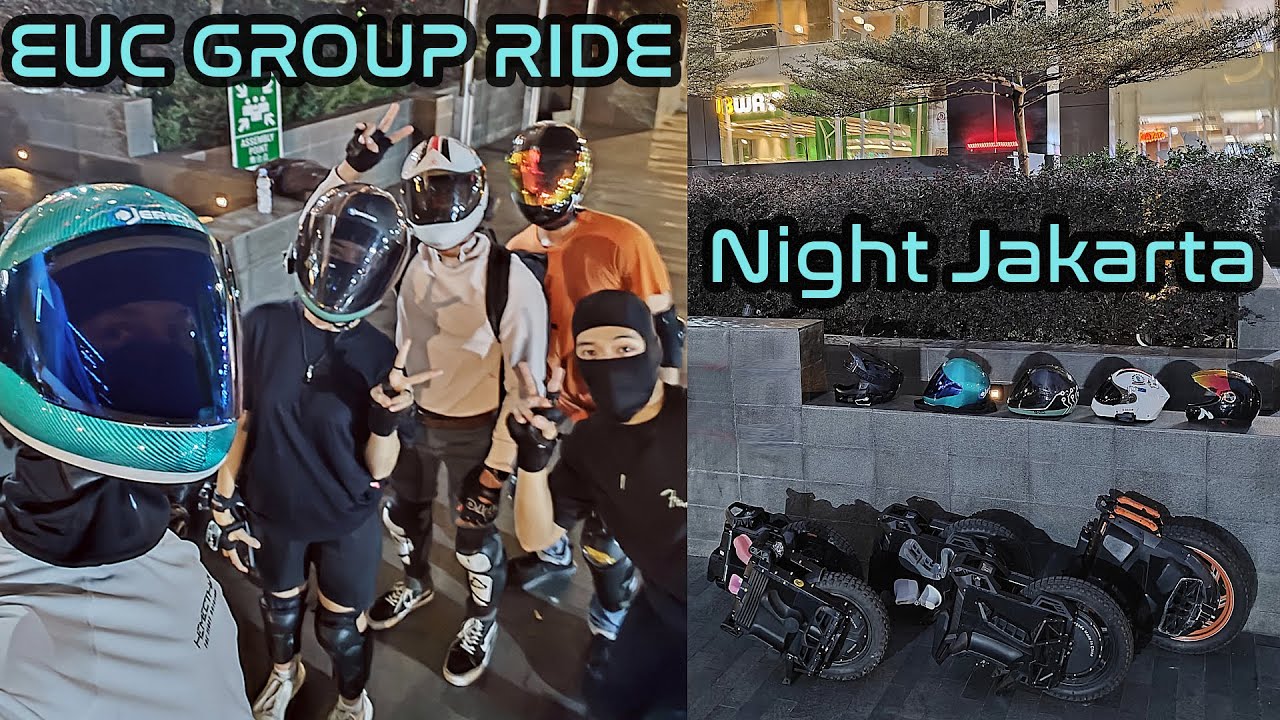 EUC group ride | ночная Jakarta