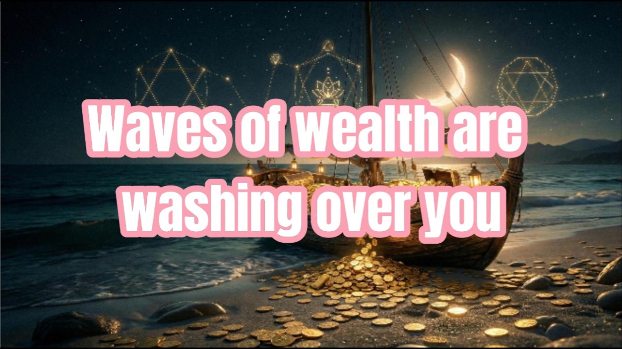 Focusing on the sound of the coins brings financial luck closer