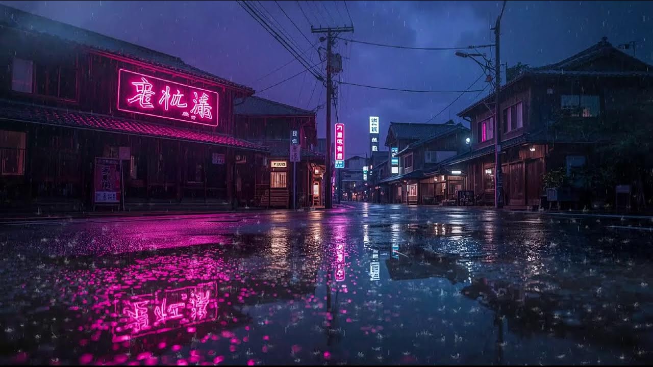 Night Rain Ambience 🌙 Lofi Beats for Focus, Relax & Quiet Moments #45