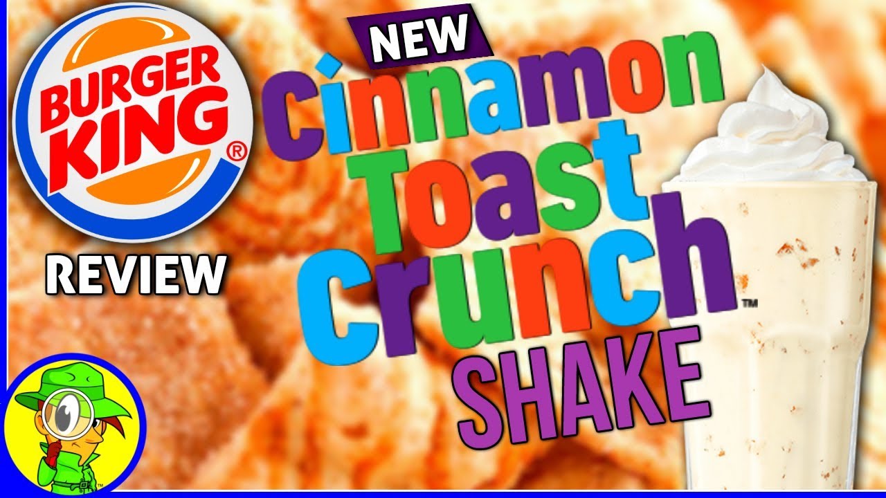Burger King&reg; | Cinnamon Toast Crunch&trade; Shake Review! 👑🥛