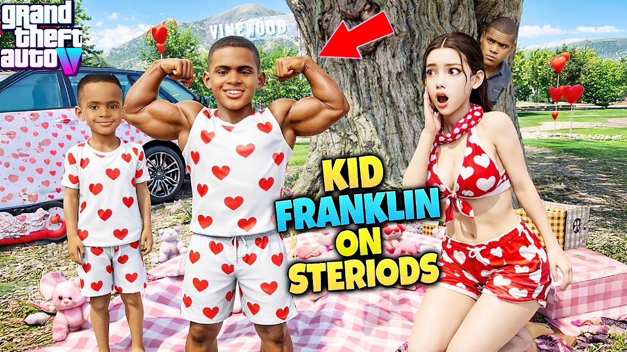 😱💔👶🏽 Kid Franklin Secretly Took Steroids…THEN THIS HAPPENED 😱GTA 5 Kid Franklin Real Life Mod S1EP94