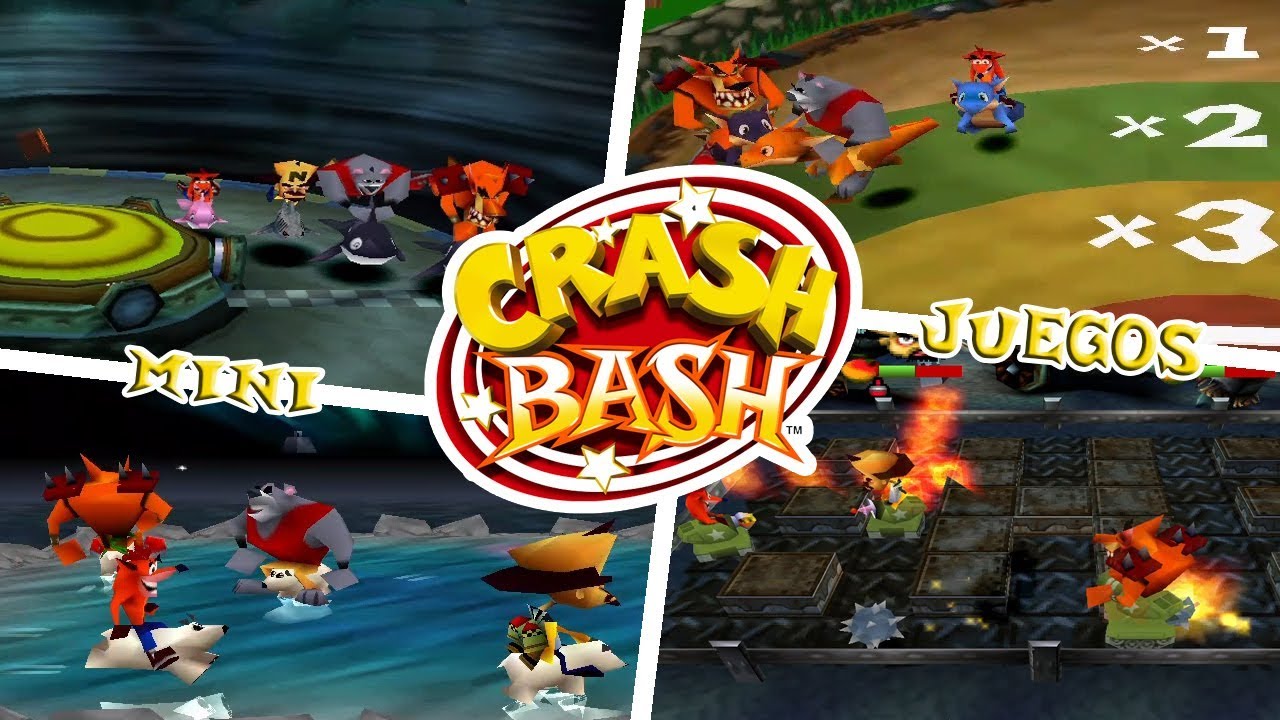 Crash Bash Todos Los MiniJuegos - All The Mini Games