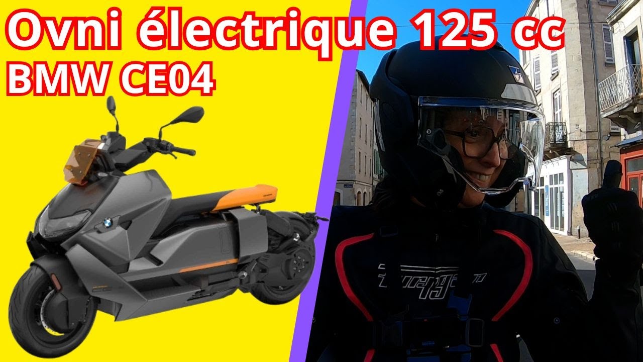 Essai du BMW CE04, l'ovni électrique équivalent 125 cc. Autonomie, polyvalence et confort.