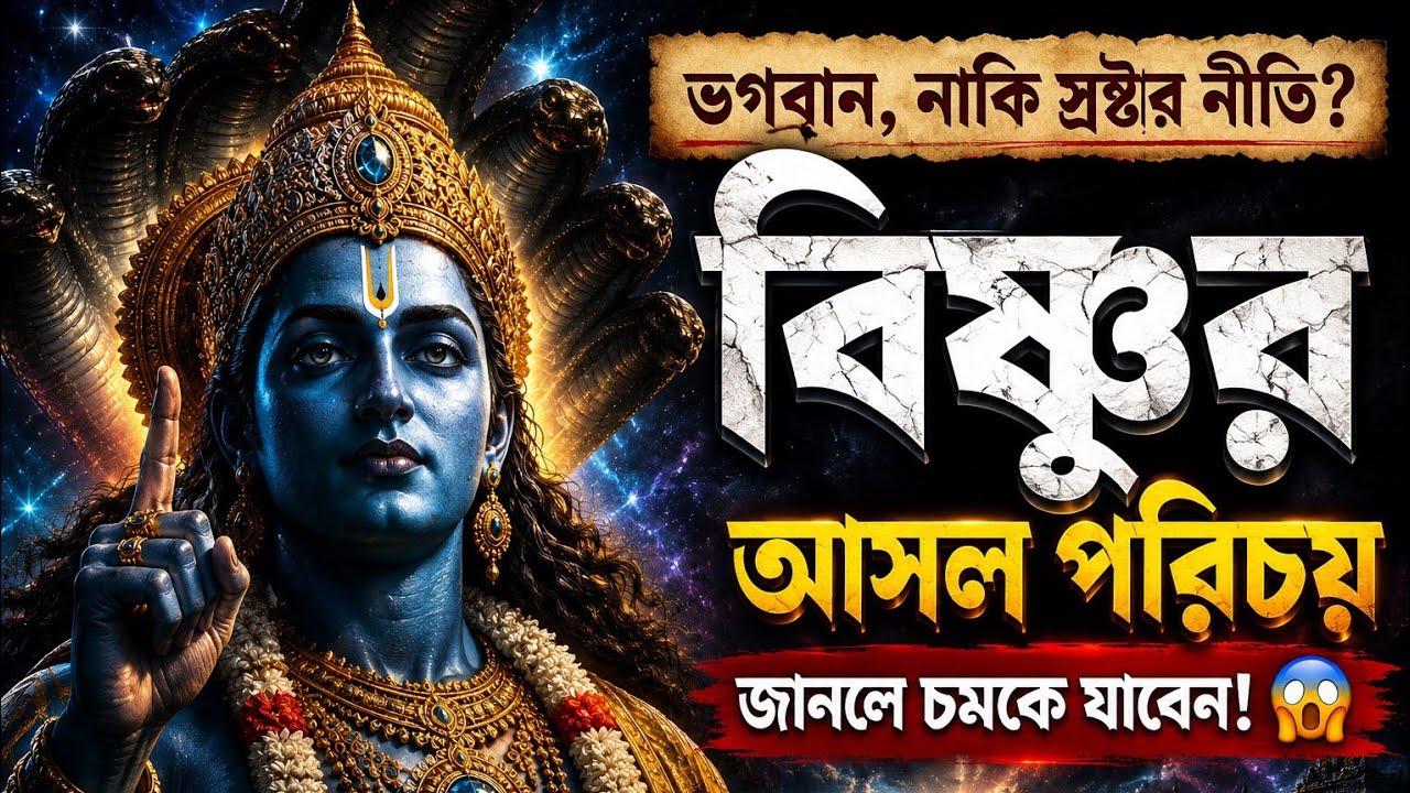 ভগবান, নাকি স্রষ্টার নীতি বিষ্ণুর আসল পরিচয় জানলে চমকে যাবেন!