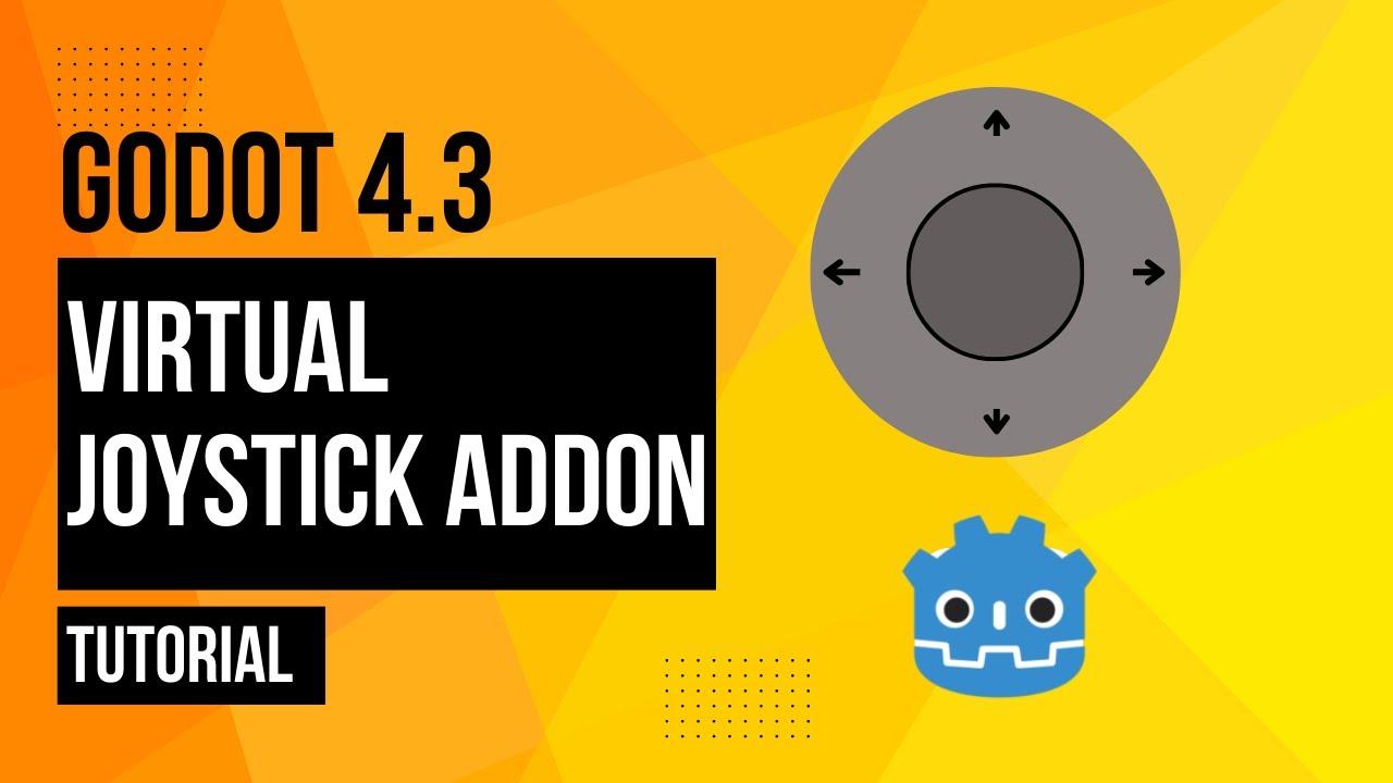 Godot 4.3 Virtual Joystick Addon Tutorial (2025)