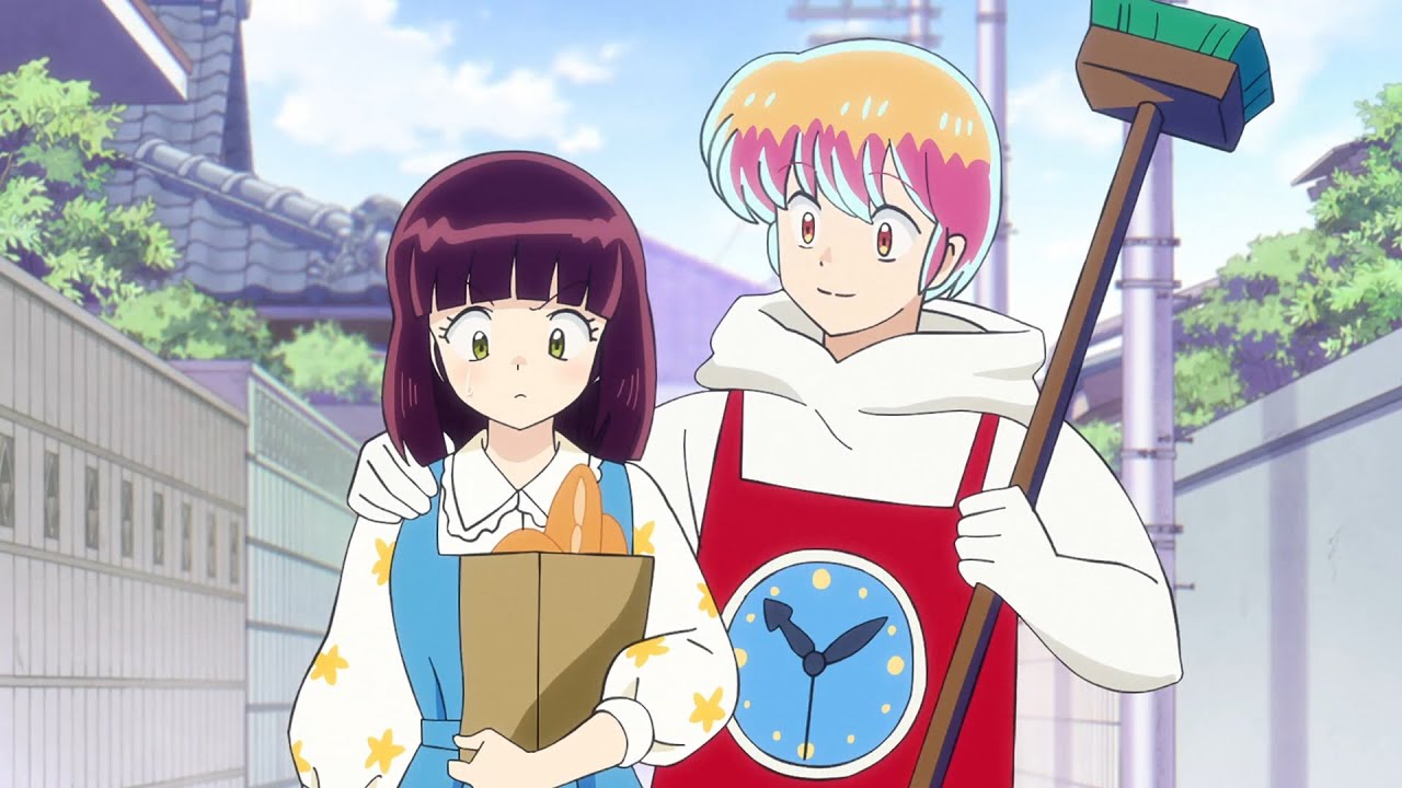 Shinobu-chan meets someone strange ... like a rabbit!  0_o  