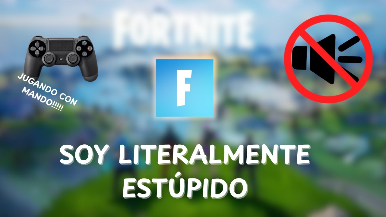 JUGANDO FORTNITE CON MANDO!!! (y sin fokin sonido valgo v)