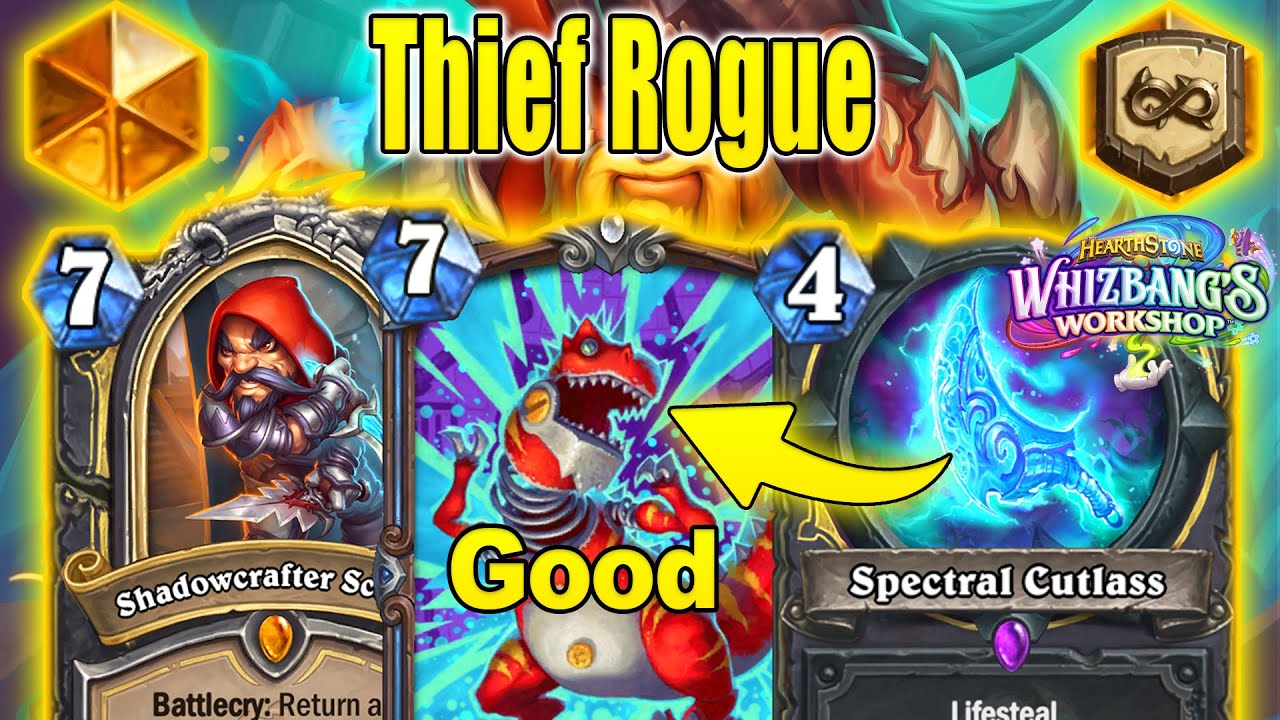 The Best Rogue Deck in The Game If You Really Want Fun Games At Whizbang's Workshop | Hearthstone
