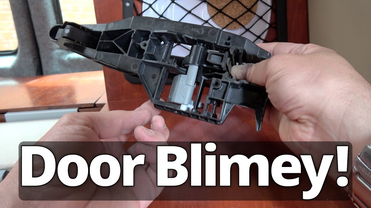 90. Fixing the sliding door handle (fully) on my Toyota Proace (Citroen Despatch / Peugeot Expert)